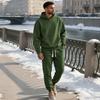 Мужские комплекты из 2 предметов Вязаный жаккардовый пуловер-свитшот Спортивный костюм и брюки-джоггеры Свитшоты Комплекты с карманами