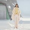 ELLE Simple Comfortable Fashion Casual Basic Loose Down Jacket Women outerwear EY52592