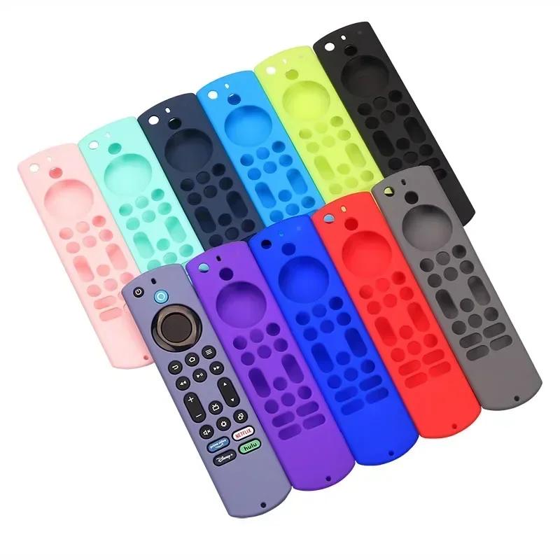 Силиконовый чехол для Amazon Fire TV Stick 4K Max Стриминговое устройство Мягкий чехол для пульта с ремешком Защитный чехол от падения