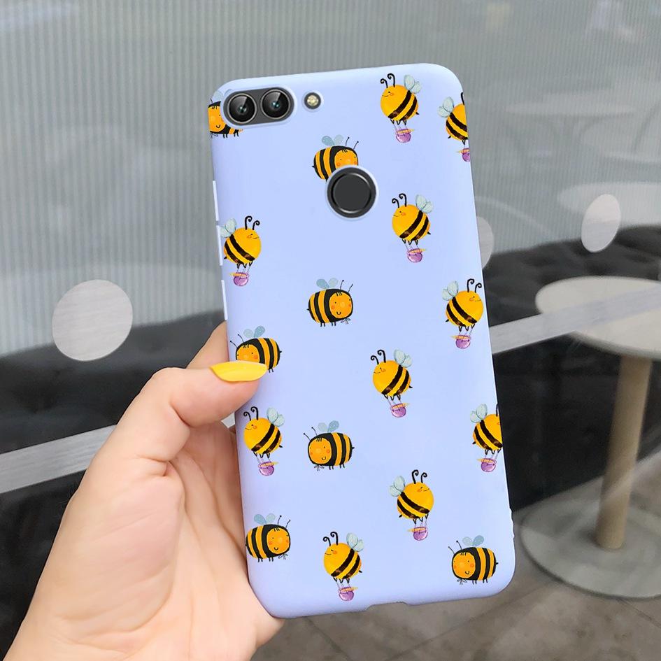 Чехол для Huawei P Smart Чехол для Huawei P Smart 2018 Цветок Ромашки Чехол для телефона FIG-LX1 Мягкая ТПУ Силиконовая Задняя крышка на PSmart 5.65" Сумка