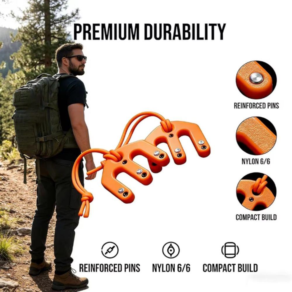 Nylon Material Portable Hoist Block Ultralight Outdoor Hoist Block Lifting Tasks