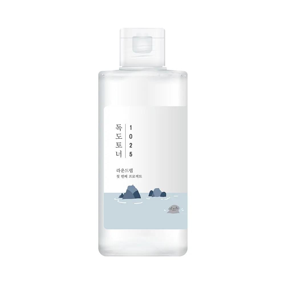 ROUND LAB 1025 Dokdo Hydrating Soothing Toner 200ml + 50ml Gift Set | Korean Daily Facial Toner