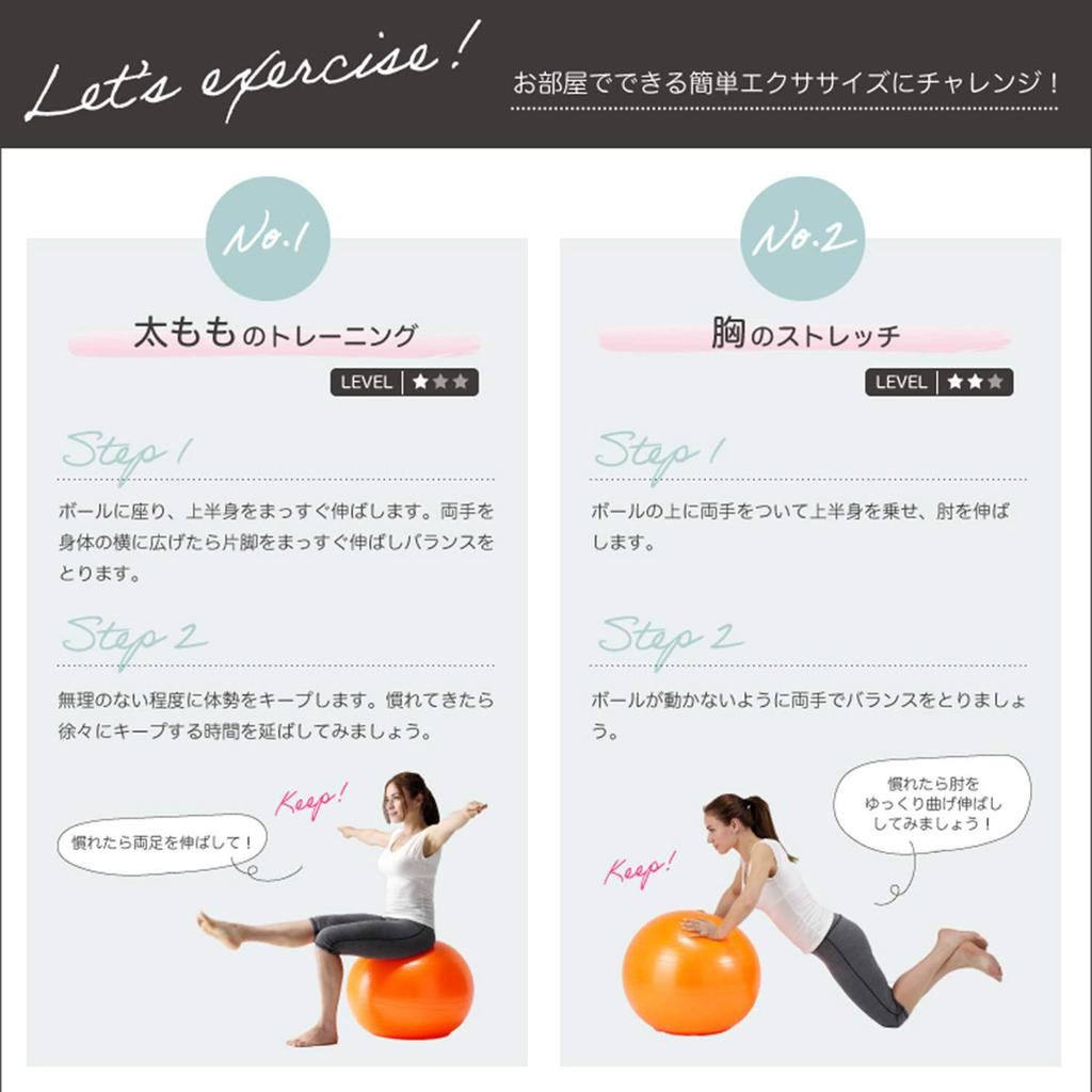 Alinco Exercise Ball 55cm WBN055D (Orange)