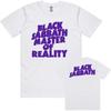 Футболка Black Sabbath Master of Reality Летняя Хлопковая Футболка с Коротким Рукавом Футболки Гранж Рок-группа Модная Футболка Мужская Женская Одежда