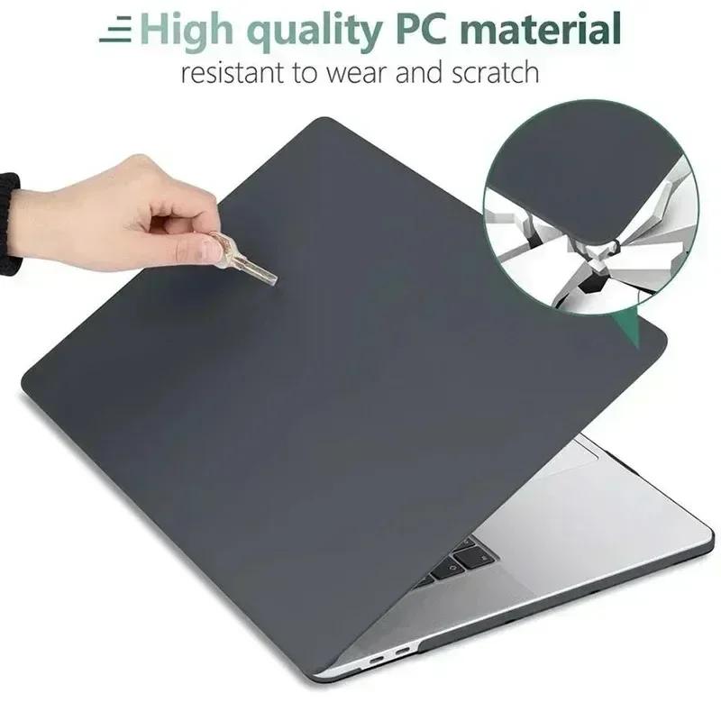 2026 Laptop Case For Macbook Neo 13 A3404 Mac Book Air 13.3 15 Pro 14 13 16 Inch M5 M4 M3 M2 M1 Crystal Cover Sleeve Accessories