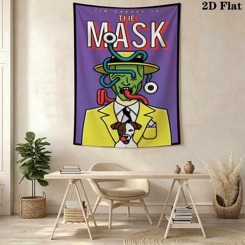 The Mask Pattern Home Decor Tapestry, Wall Hanging, Decorative RV Wall Cloth.SGT0917109
