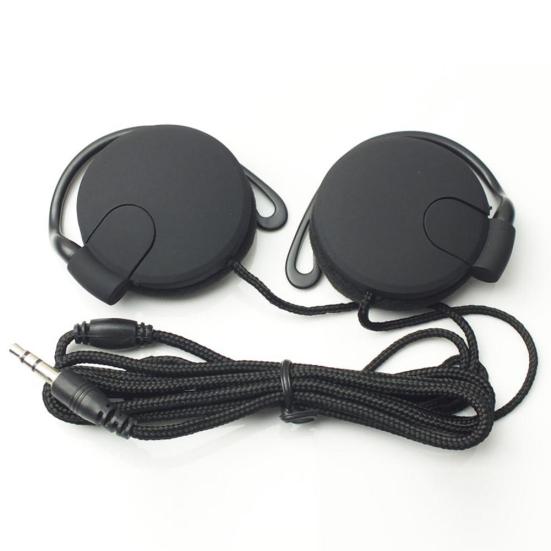 Universal 3.5mm Wired Ear Hook Earphone Smartphone Computer Sports Headphone