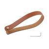 Faux Cowhide Pull Strap for Brompton Folding Bike Carrier Block Fake Leather Quick Release Bicycle Carrier Block