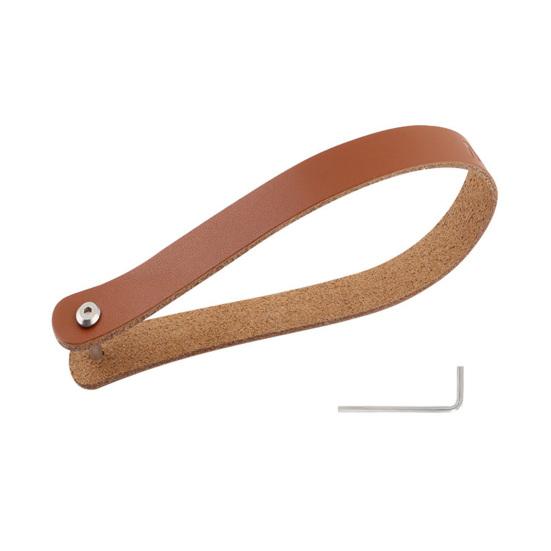 Faux Cowhide Pull Strap for Brompton Folding Bike Carrier Block Fake Leather Quick Release Bicycle Carrier Block