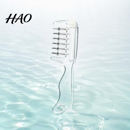 Hair Oil Dispenser Bottle Scalp Essential Applicator Comb, Refillable Care & Minoxidil Applicator, Massage Comb with Ergonomic Handle Growth