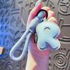 PU Leather 26 Letter Keychain Sweet Lucky Letter Pendant Stylish Alphabet Key Holder  Girl