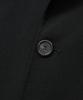 Ziosongzio Handmade Semi-Double Balmacaan Coat Black Zi2Tc201Bk