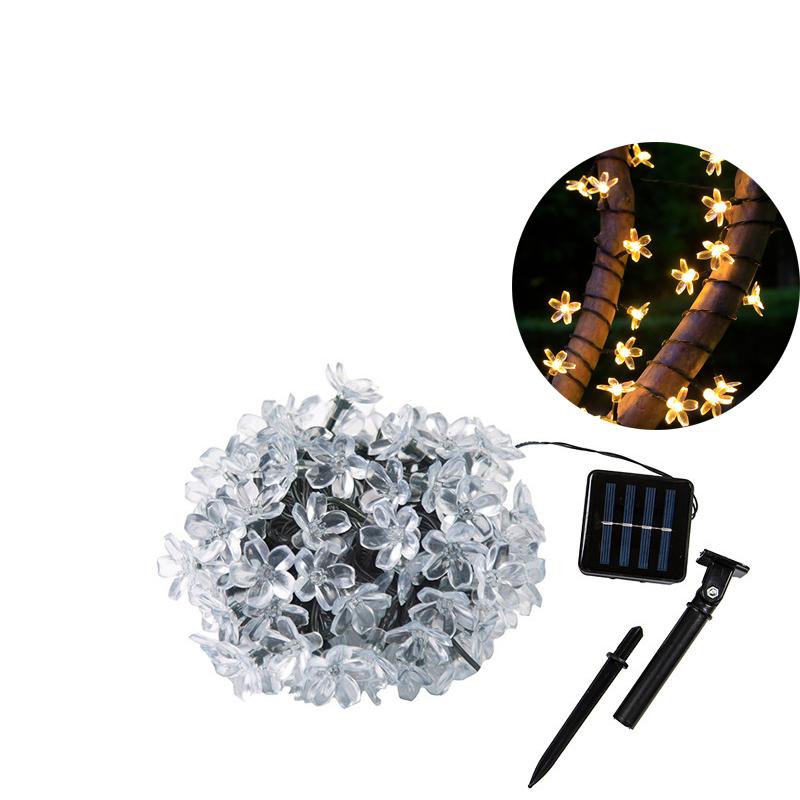 100LED Солнечная гирлянда в виде пчелы, уличный сказочный свет, елка, Рождественская гирлянда, 8 режимов, водонепроницаемый декор для патио, сада, вечеринки