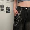 Звезда Кисточка Металлическая Цепочка на Талию для Брюк Декор Одежды Подвеска Хип-хоп Брюки Джинсы Цепочка-пояс Брелок Украшение Подарок