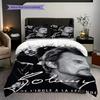 Rock Legends Fire Guitars Bedding (1 * duvet cover + 2 * pillowcase, without core) 2D Flat Soft and comfortable Duvet cover and pillowcase