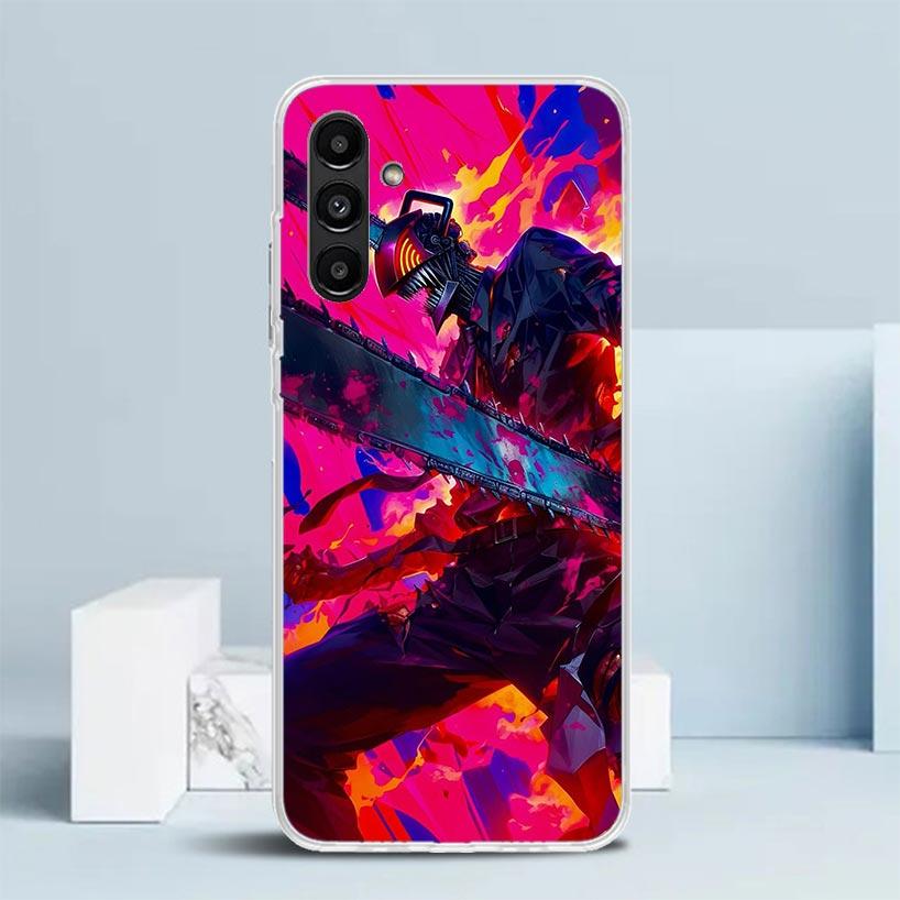 Чехол для телефона C-Chainsaw Man Denji для Samsung Galaxy A17 A37 A57 A16 A15 A14 A13 A56 A55 A54 A53 A36 A35 A34 A33 A26 A25 A24 A23