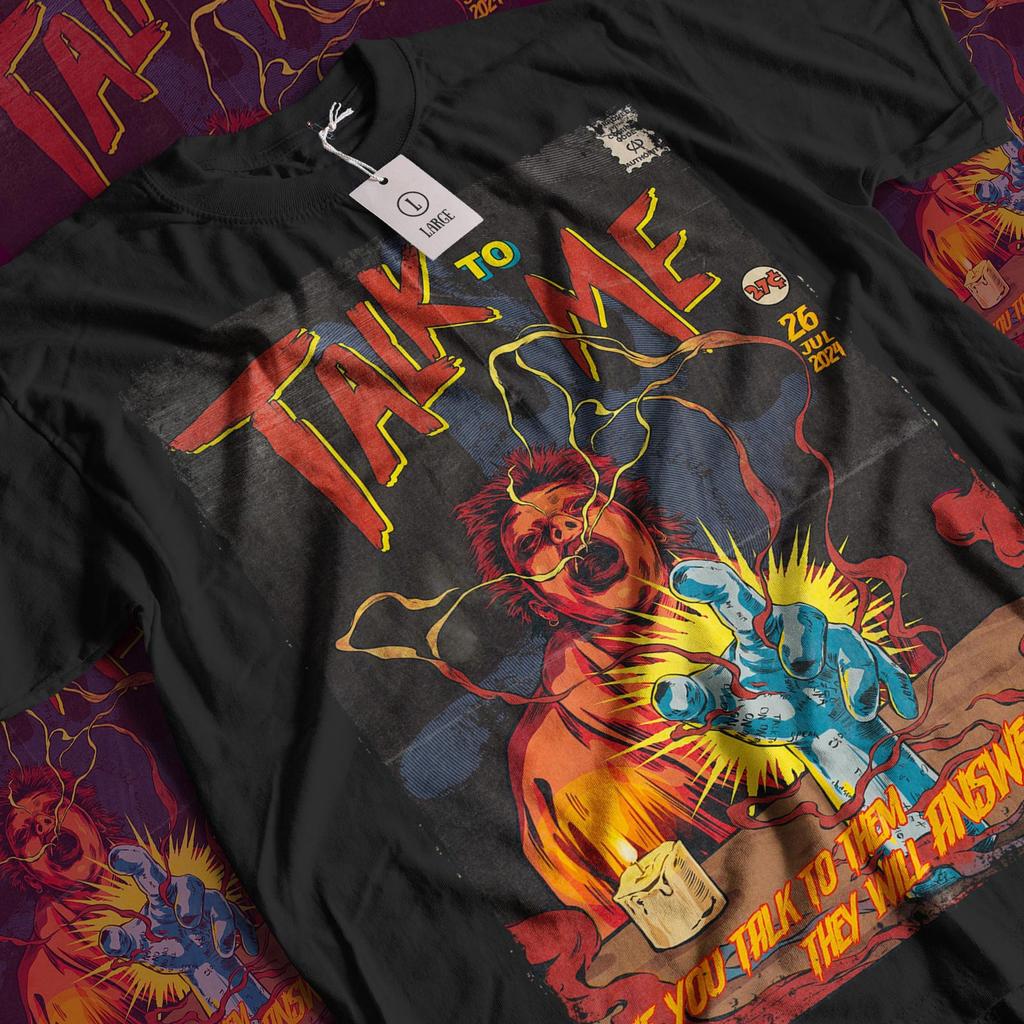 Talk to Me Movie T-Shirt: Vintage Horror Graphic Tee