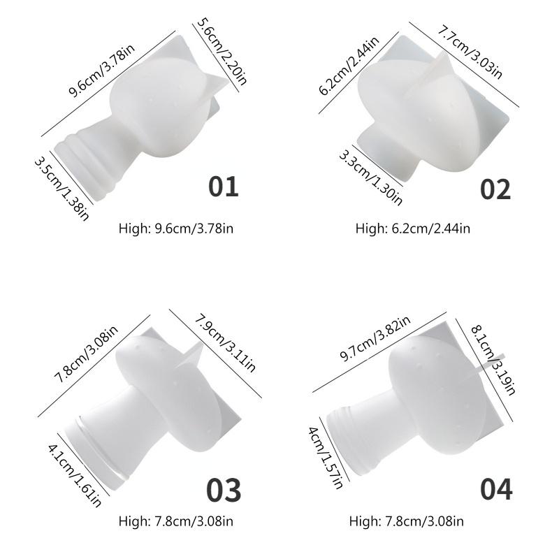 3D форма для свечей в форме гриба, DIY силиконовая форма для изготовления свечей, ароматный соевый воск, форма для мыла ручной работы, кухонная форма для выпечки шоколада