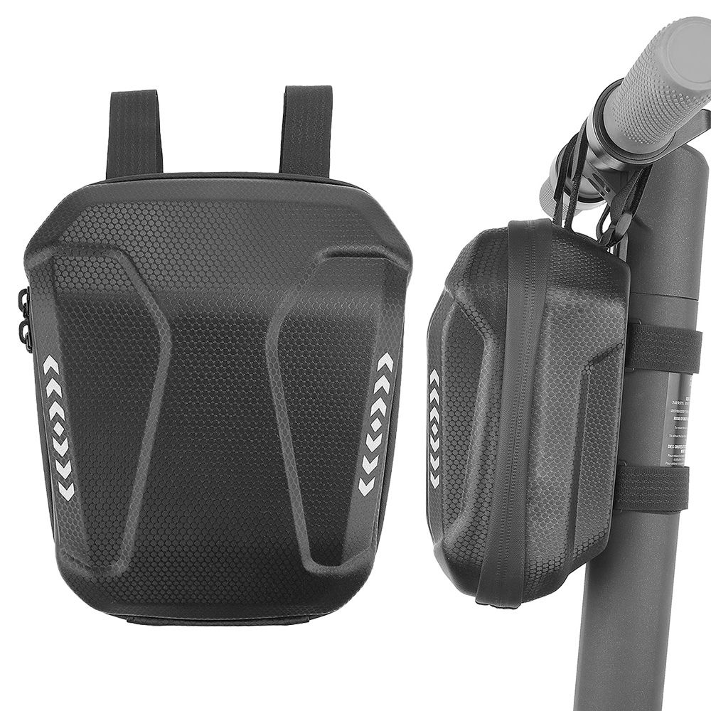 2.5L Waterproof Hard Shell Bike Handle Bar Bag Storage Bags EVA Hard Pouch Hanging Bag