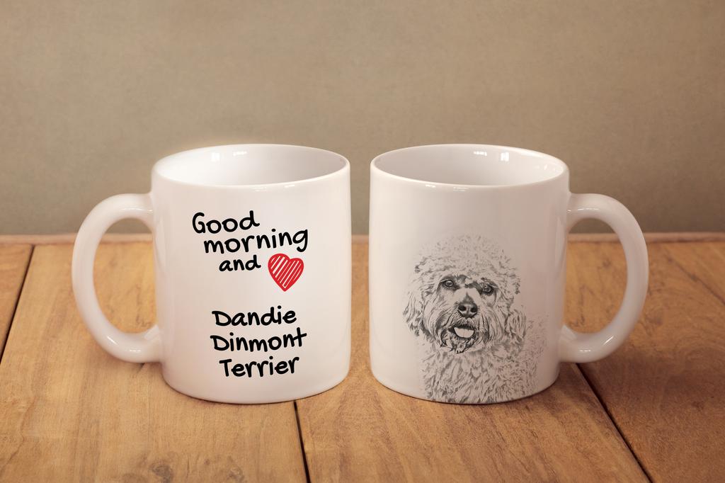 Dandie Dinmont Terrier, Hindlee Terrier – Cup with a dog, personalized cup with a print | Art-Dog