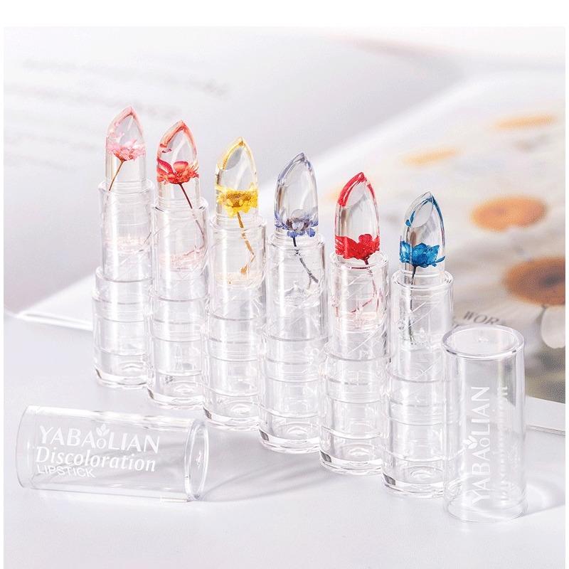 Увлажняющая помада Flower Увлажняющая Увлажняющая помада Jelly Flower Lip Glaze