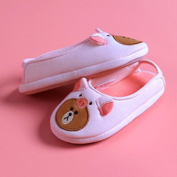 LINE FRIENDS Jungle Piggy Brown Children's Overshoes