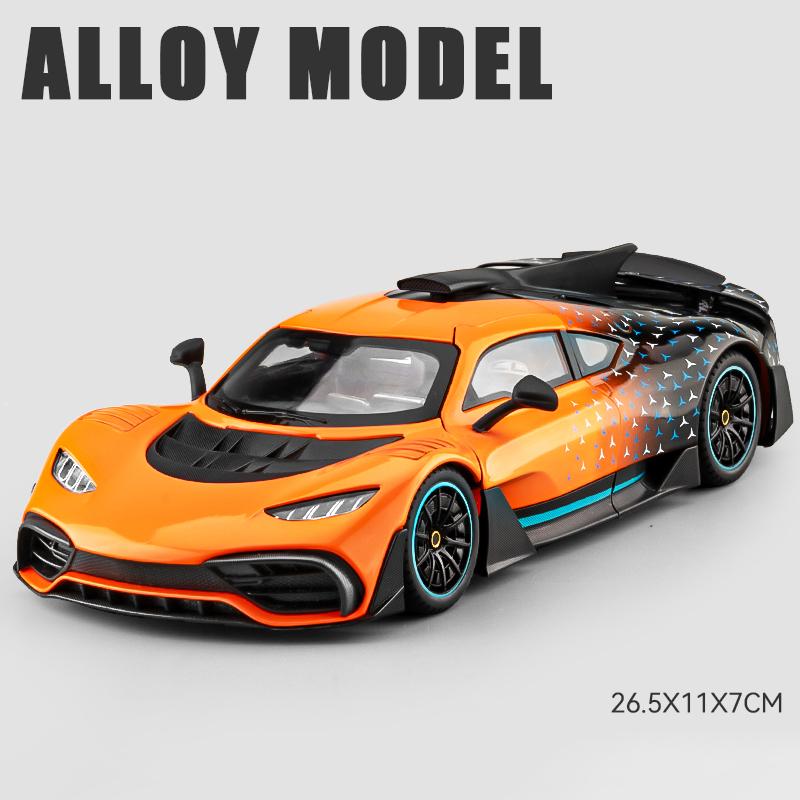 1:18 Mercedes Benz AMG ONE 300SL GTR GT Суперкар Сплав Металл Литье под давлением Модель Автомобиля Высокая Симуляция Коллекционная Детская Игрушечная Машинка Подарок