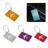 Suitcase Tags Luggage Tag Baggage Backpack Tags with Metal Loop Name ID Address Card Baggage Identifier Travel Accessory