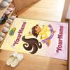 Dora Explorer Personalized Name Floor Mat Perfect for Game Room Playrooms Outdoor Entryway Anti-slip Rug Decorate Offices Birthday/Christmas Gift