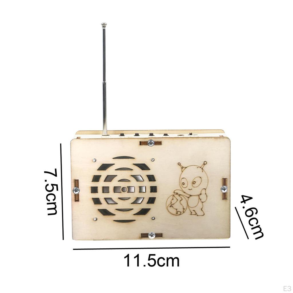 DIY Radio Model Science Kits Experiment Project Assembly Classroom Teaching Building Set for