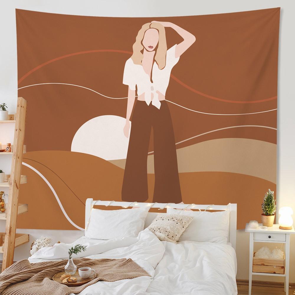 Домашний декор Моранди гобелен фон для комнаты гостиная спальня настенный фон настенная скатерть