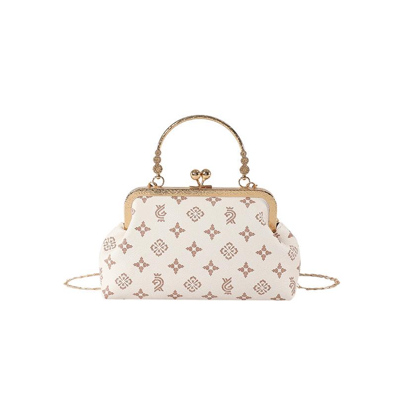 Персонализированная маленькая квадратная сумка с застежкой, модная сумочка, цепочка с принтом в иностранном стиле, сумка через плечо, сумка-мессенджер, женская сумка.