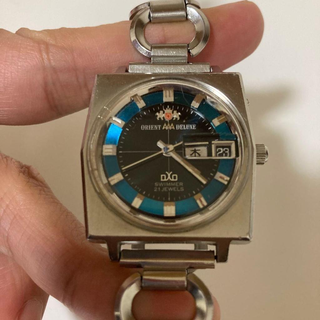 Подержанные винтажные часы Orient Deluxe