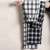 Летние спортивные штаны женские черно-белые брюки в клетку женская мода винтажные мешковатые тонкие брюки женская повседневная одежда