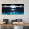 5D DIY Diamond Painting Landscape Sea Moon  Diamond  Embroidery Mosaic Art Picture Cross Stitch Kit Crafts Home Decoration Gift