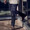 Bijeulli Гибкие и подвижные эластичные рабочие брюки-карго на молнии