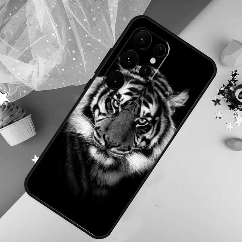 Leopard Tiger Lion Animal Phone Case For Samsung Galaxy S26 S25 S24 S21 S20 S22 S23 Ultra S10 Plus S25 FE Cover Coque