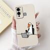 For Infinix Hot 12 Play Case Silicone Cute Fashion Butterfly Love Painted For Cover Inifnix Hot 12 Play Phone Case X6816 X6816C