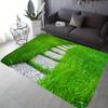 3D Ковер-дорожка с травой: Привнесите природу в дом с реалистичным ковриком для газона - Идеально для современных жилых пространств | Экологичное напольное покрытие