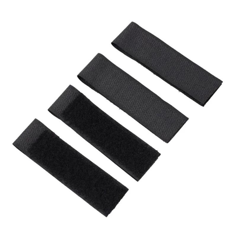 4pcs Molle Adapter ID Patches Panel Vest Backpack Patch Hook&Loop Converter Ribbon Strip Molle Army Vest Accessories