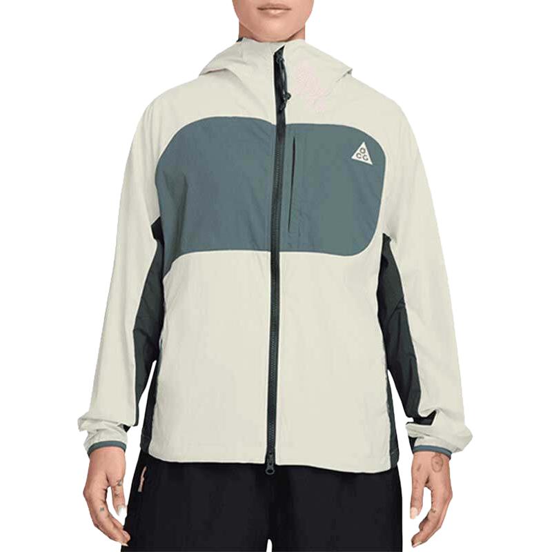 Nike Спортивная толстовка на молнии с цветовыми блоками Женские куртки Светло-бежевый II1329020