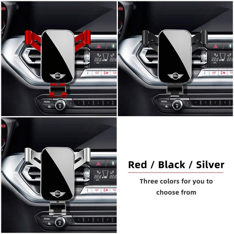 ABS Car Phone Holder 360 Rotation Gravity Auto Grip Bracket For BMW MINI One Cooper JCW Countryman Clubman Cabrio Paceman Coupe e2