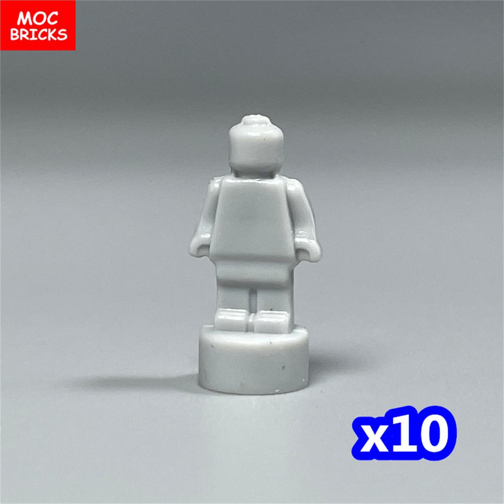 10 шт./лот Фигурка MOC Bricks 16478 1,8 см Мини-статуя Капюшон Пустая модель Строительные блоки Пользовательские Ненапечатанные куклы Игрушки для детей