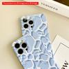 Blue Abstract Bubble Pattern Phone Case All inclusive film hard phone case, compatible with iPhone 18 Pro Max 17 16 15 14 13 12 11
