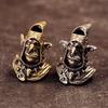 Pure Brass Clown Creative Knife Handle Fortune Cloth Buckle Pendant Hanging Ornament DIY Keychain Accessories Pendant