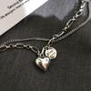 925 Sterling Silver Love Heart Bracelet for Women Men Tag Bracelet Best Valentine's Day Gifts Jewelry