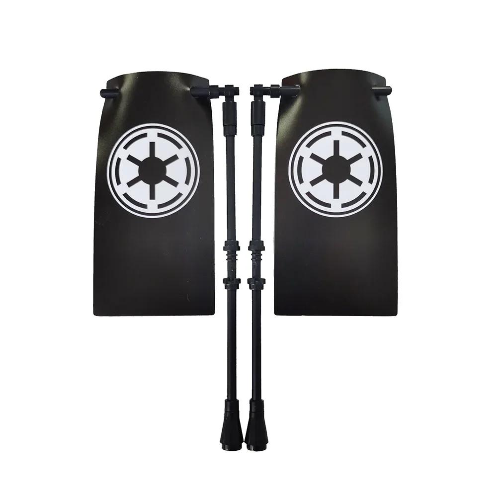 Флаг Строительный блок Средневековые города-государства Военная фигурка Флаг Оружие Древний Священная Римская империя Иерусалим Рыцарь Святого Лазаря Легион Игрушка