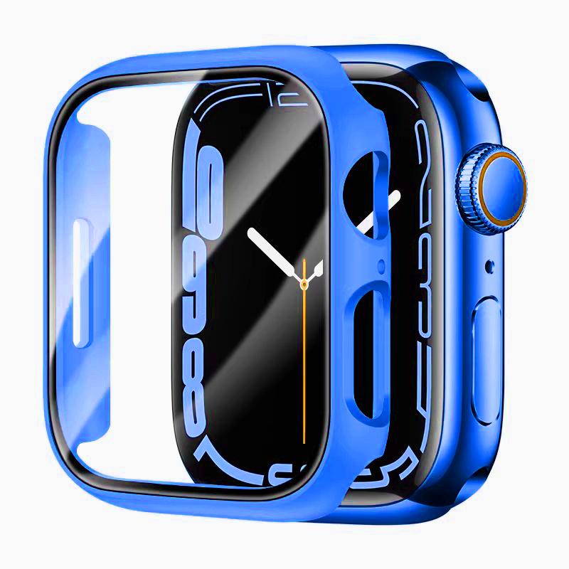 Чехол для Apple Watch 46мм 42мм 49мм 45мм 41мм 44мм 40мм PC Бампер Защитный рукав от падения iWatch Серия 11 10 Ultra 9 8 7 SE