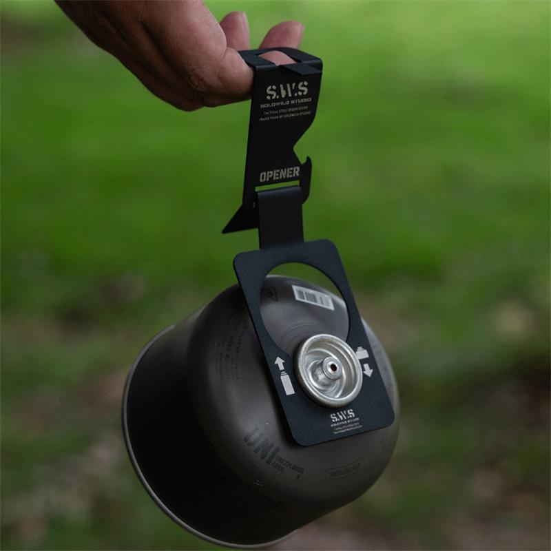 Подвесной крючок для газового баллона для походного стола Igt, из нержавеющей стали, зажим-подвеска для бутанового газового баллона, брелок для газа, аксессуары для газового баллона