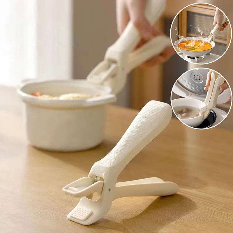 Нескользящий антиожоговый зажим Новые щипцы для мисок для еды Силиконовый антиожоговый держатель Gripper Прочный кухонный зажим для мисок